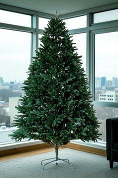 Artificial Christmas tree &ldquo;Carpathia&rdquo;, cast plastic + PVC, color dark green, 2.3, Dark Green, 150 sm