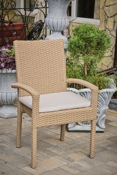 Classic Lux garden set, Beige rattan, Beige, Beige