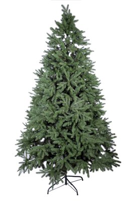 Artificial Christmas tree “Christmas”, cast plastic, PVC, dark green, 1.8, Dark Green