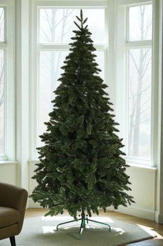 Artificial Christmas tree "Poltava", cast plastic, PVC, dark green color, 1.2, Dark Green, 50 sm