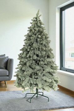Artificial Christmas tree "Lvivska", cast plastic, blue color, 1.5, Blue, 84 sm