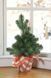 Artificial Christmas Tree &ldquo;Carpathian Mini in a Pot&rdquo;, molded plastic, dark green, 0,4 m, 40 cm, Dark Green