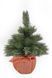 Artificial Christmas tree &ldquo;Alaska mini in a pot&rdquo;, molded plastic, dark green color, 0.4 m, 40 cm, Dark Green