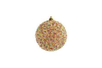 Plastic ball, sequin decor, Multicolored color, D-60, Multicolored