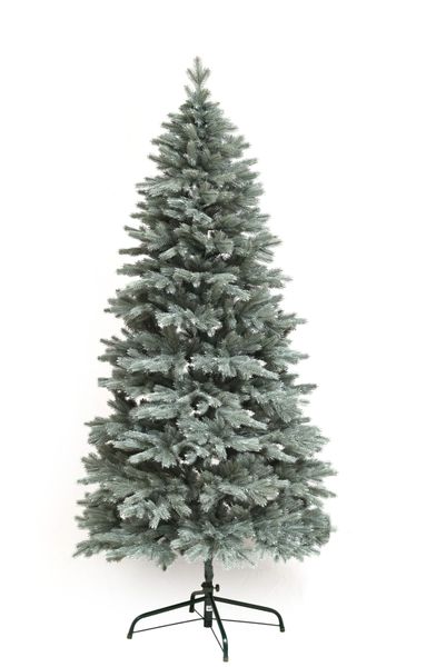 Artificial Christmas tree "Belgian", molded plastic, blue color, 2.1, Blue, 110 sm