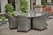 Olivia Lux garden set, Gray rattan, Grey, Beige