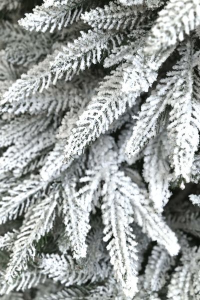Artificial Christmas tree &ldquo;Dream 2&rdquo;, cast plastic, PVC, dark green, snowy, 1.8, Snowing, 120 sm