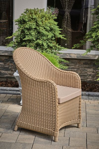 Olivia Lux garden set, Beige rattan, Beige, Beige