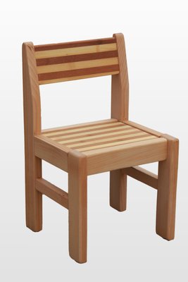 Детский деревянный стул, Цвет натурального дерева