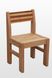 Baby chair made of wood, Natural wood color