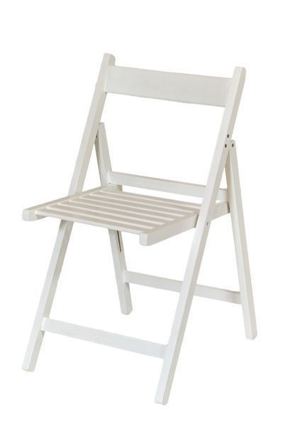 Swensen wood chair, White