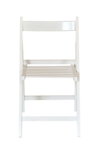 Drewniane krzesło Swensen, Biały