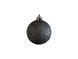 Plastic ball, glitter decor, graphite color, D-60, Graphite