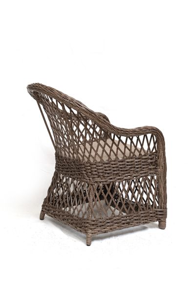 copy_Rattan armchair TOSKANA, Tobacco rattan, Tobacco, Beige