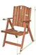 Chair from a tree TRANSFORMER, Natural wood color