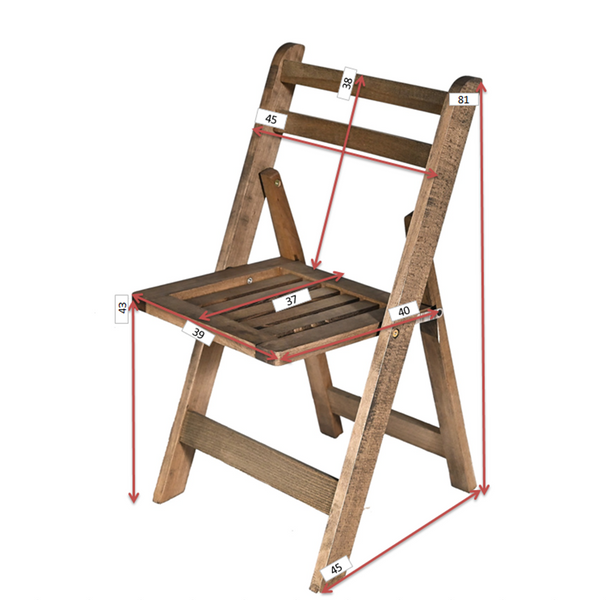 Drewniane krzesło TIBRO