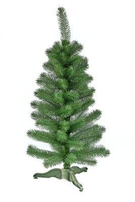 Artificial Christmas tree “Askania”, cast plastic, dark green, 0.75 m, 75 см, Dark Green