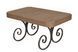 Milan Mini rattan table, Tobacco rattan, Tobacco