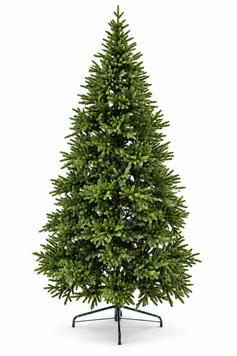 Artificial Christmas tree "Volunska", cast plastic, light green color, 2.1, Light Green, 100 sm