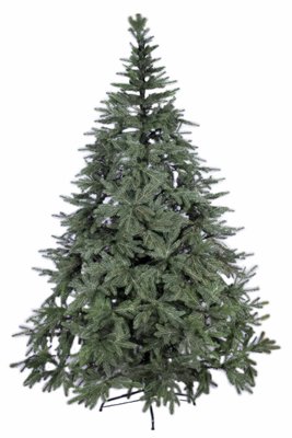 Artificial Christmas tree "Olenka" luxury, molded plastic, dark green color, 1.5, Dark Green