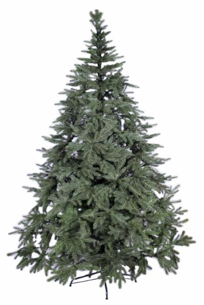 Artificial Christmas tree "Olenka" luxury, molded plastic, dark green color, 1.5, Dark Green