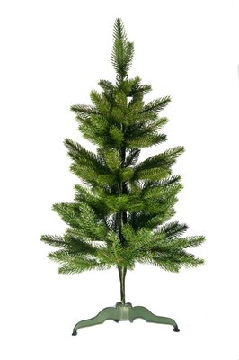 Искусственная новогодняя елка “Рождественская”, литой пластик, цвет зеленый 9089 фото