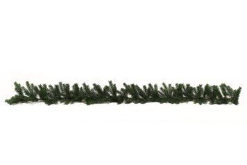 Artificial garland &ldquo;Bukovynska&rdquo;, molded plastic, dark green color, 1.8m
